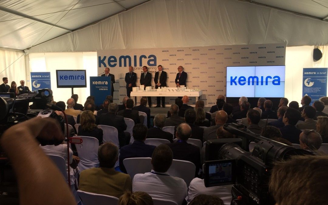 Inauguración nueva planta Kemira – Tarragona 2015