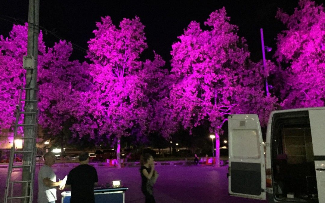 Iluminación Plaza de la Riera – Vila-seca 2016